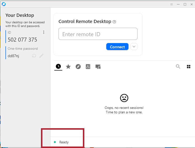 RustDesk Ready Indicator
